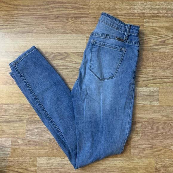 KanCan Super Distressed Denim Skinny Jeans - Picture 2 of 9